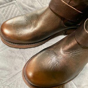 Frye Veronica Bootie in Bronze - NWOT